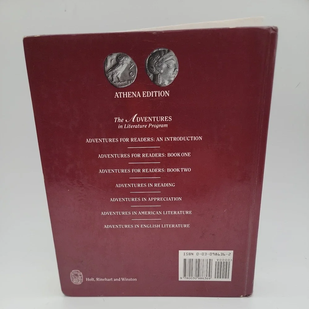 Holt Adventures in American Literature Hardcover Athena Edition 1996 Good